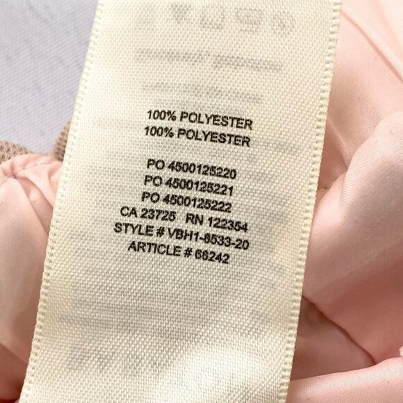 ARITZIA BABATON SOFT PINK STRAPLESS NEW FLUTTER WIDE CROPPED LEG BELTED JUMPSUIT - Picture 12 of 12